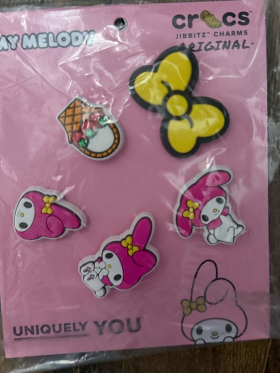 CROCS Other - My Melody - Pink & Yellow Kids Shoe Charms - Cute Cartoon Accessories